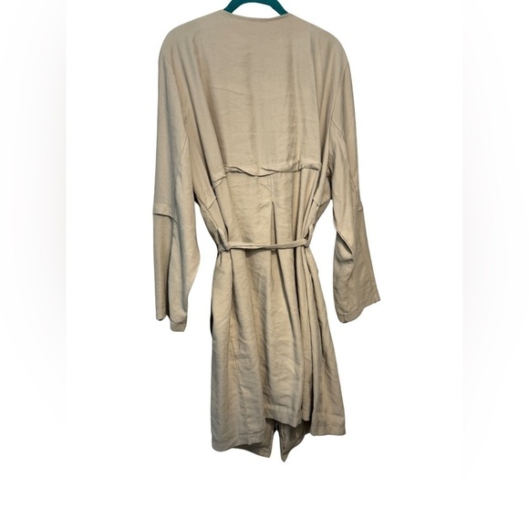 Ophelia Roe Tan Tie Wrap Trouser Jacket Size 2X - Picture 10 of 15